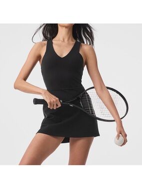 ALO Yoga | Dresses | Alo Alosoft Courtside Tennis Dress Black Size Small  Nwt | Poshmark
